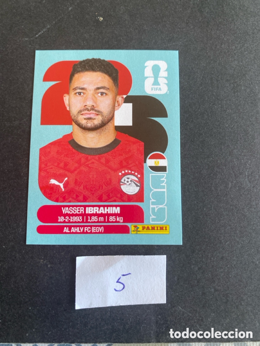 Cromos de F&uacute;tbol: Cromo Egipto Mundial 2026 N* 5 nuevo