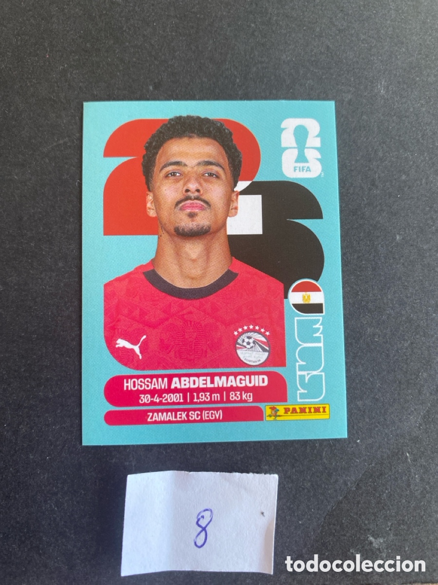 Figurine di Calcio: Cromo Egipto Mundial 2026 N* 8 nuevo