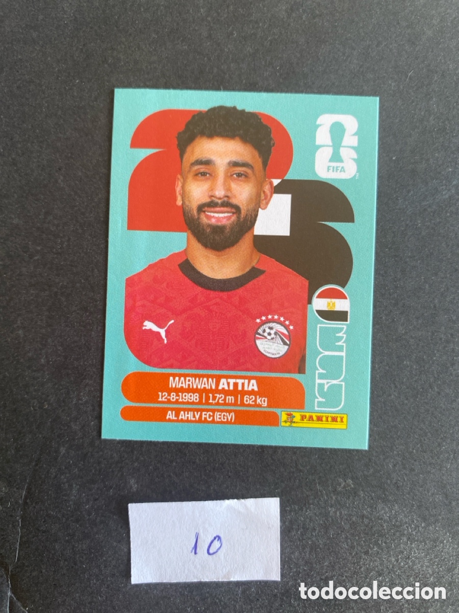 Figurine di Calcio: Cromo Egipto Mundial 2026 N* 10 nuevo