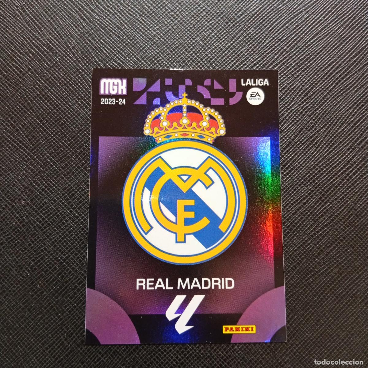 Football Stickers: 235 ESCUDO REAL MADRID PANINI MEGACRACKS 2023 2024 CROMO FUTBOL 23 24 - A207 PG1