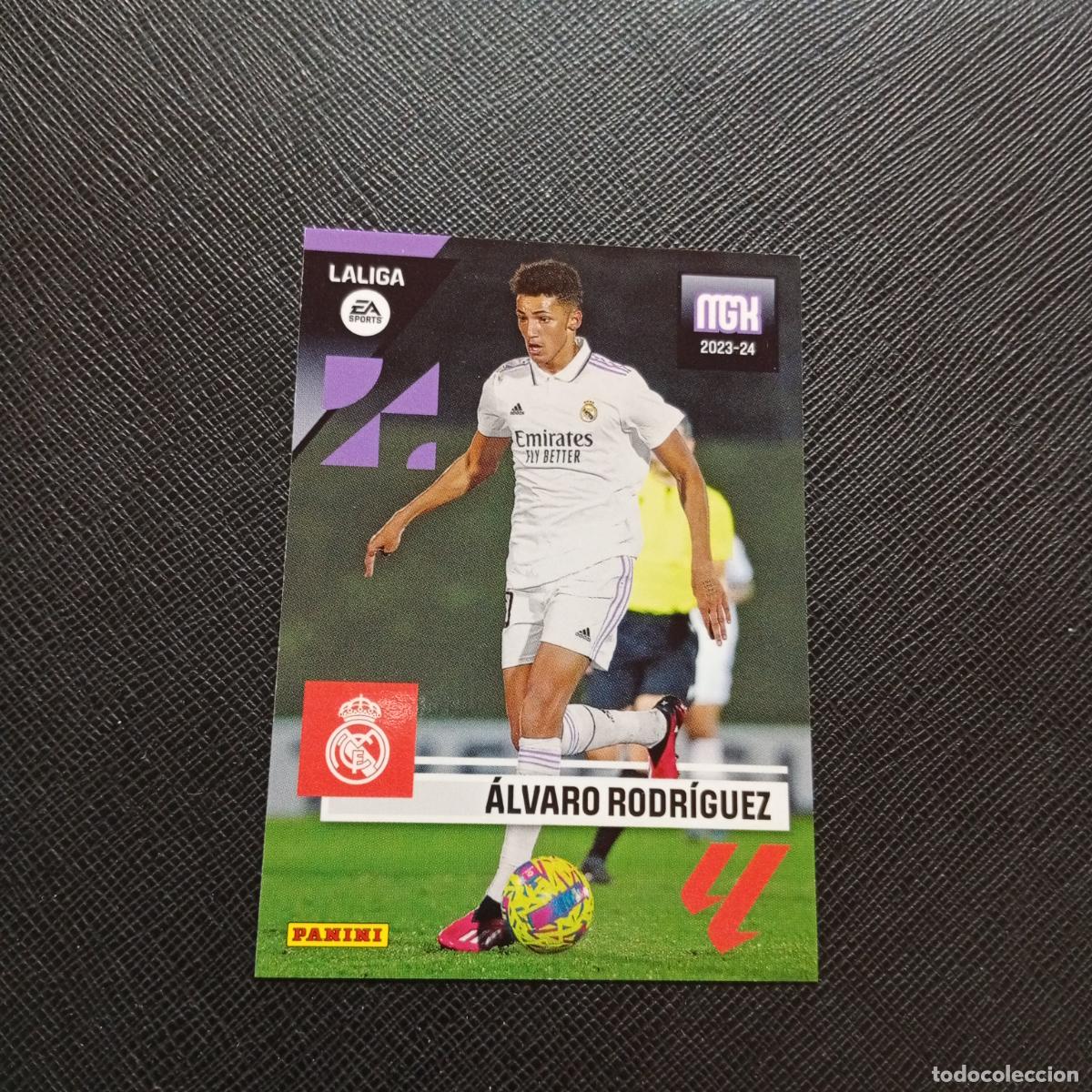 Cromos de F&uacute;tbol: 251 ALVARO RODRIGUEZ REAL MADRID PANINI MEGACRACKS 2023 2024 CROMO FUTBOL 23 24 - A207 PG1