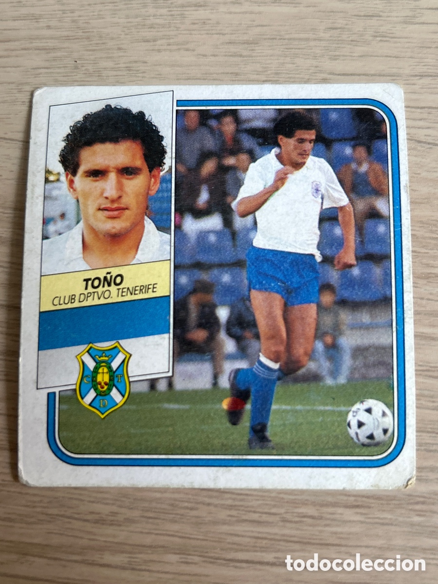 Football Stickers: TO&Ntilde;O C. D. TENERIFE LIGA ESTE 1989 1990 89 90 SIN PEGAR NUNCA PEGADO