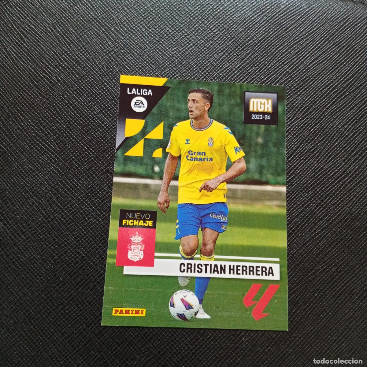 Cromos de F&uacute;tbol: 448 CRISTIAN HERRERA LAS PALMAS PANINI MEGACRACKS 2023 2024 CROMO FUTBOL 23 24 - A207 PG10 FICHAJE