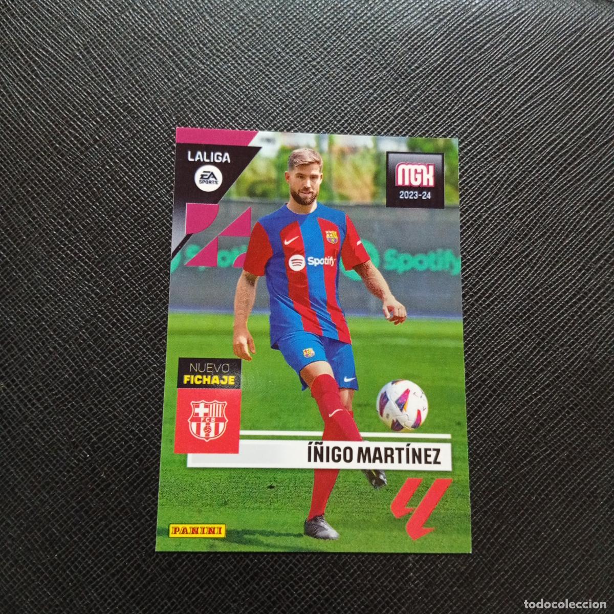 Cromos de F&uacute;tbol: 451 I&Ntilde;IGO MARTINEZ BARCELONA PANINI MEGACRACKS 2023 2024 CROMO FUTBOL 23 24 - A207 PG10 FICHAJE