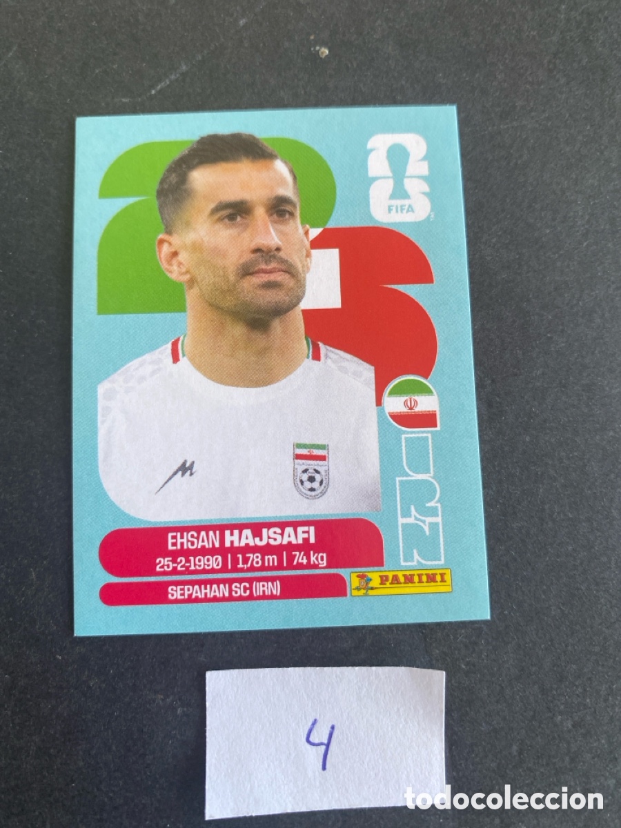 Cromos de F&uacute;tbol: Cromo Iran Mundial 2026 N* 4 nuevo