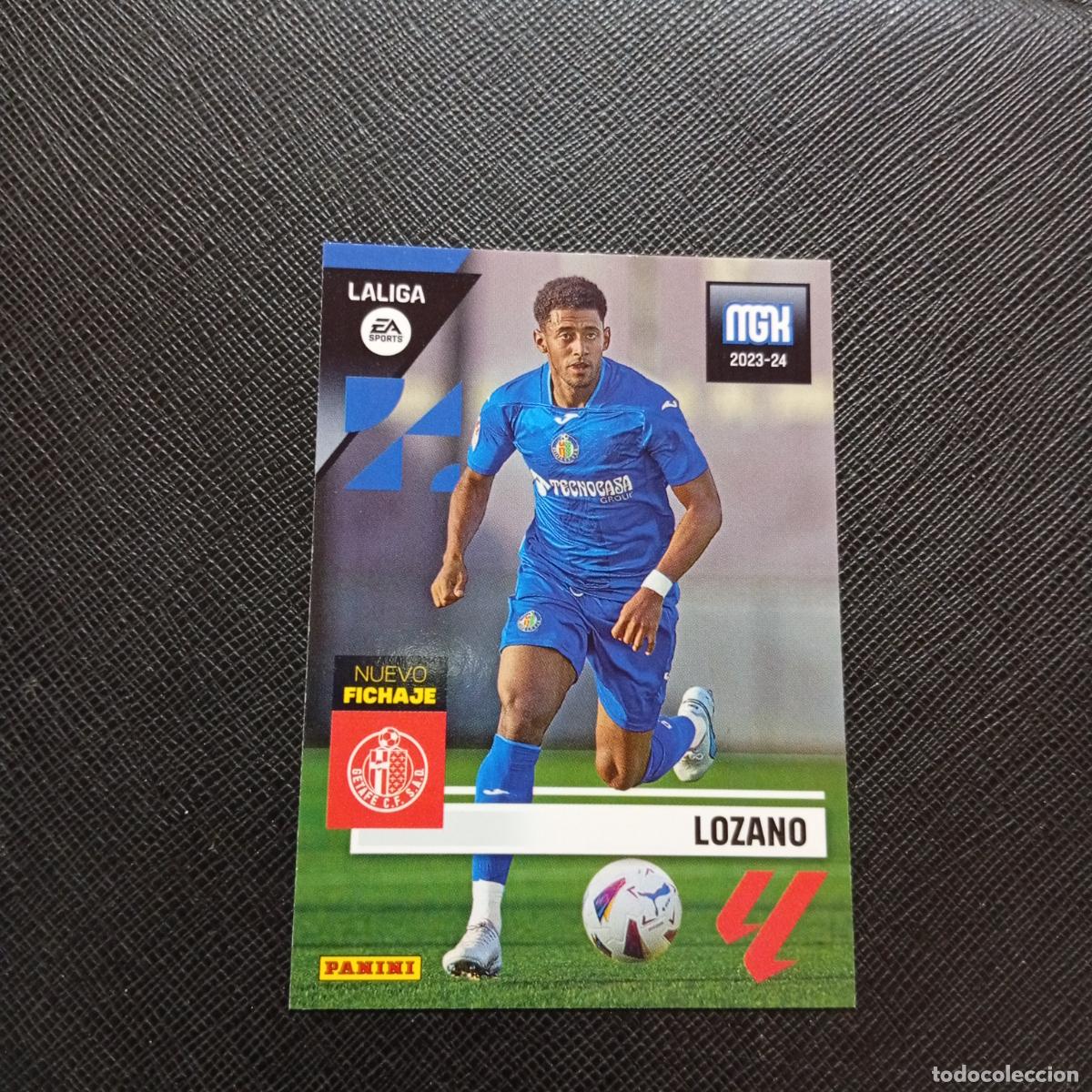 Cromos de F&uacute;tbol: 453 LOZANO GETAFE PANINI MEGACRACKS 2023 2024 CROMO FUTBOL 23 24 - A207 PG16 FICHAJE