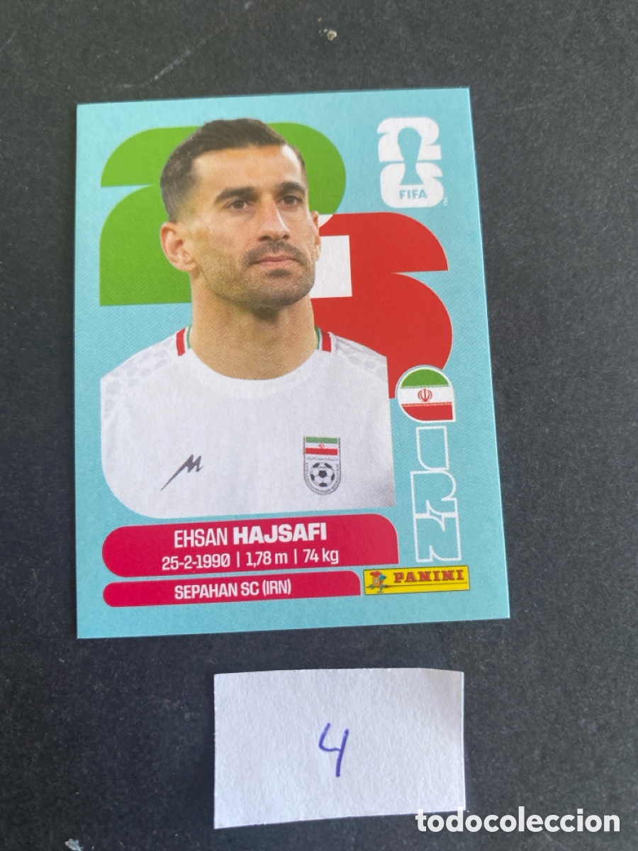 Cromos de F&uacute;tbol: Cromo Iran Mundial 2026 N* 4 nuevo