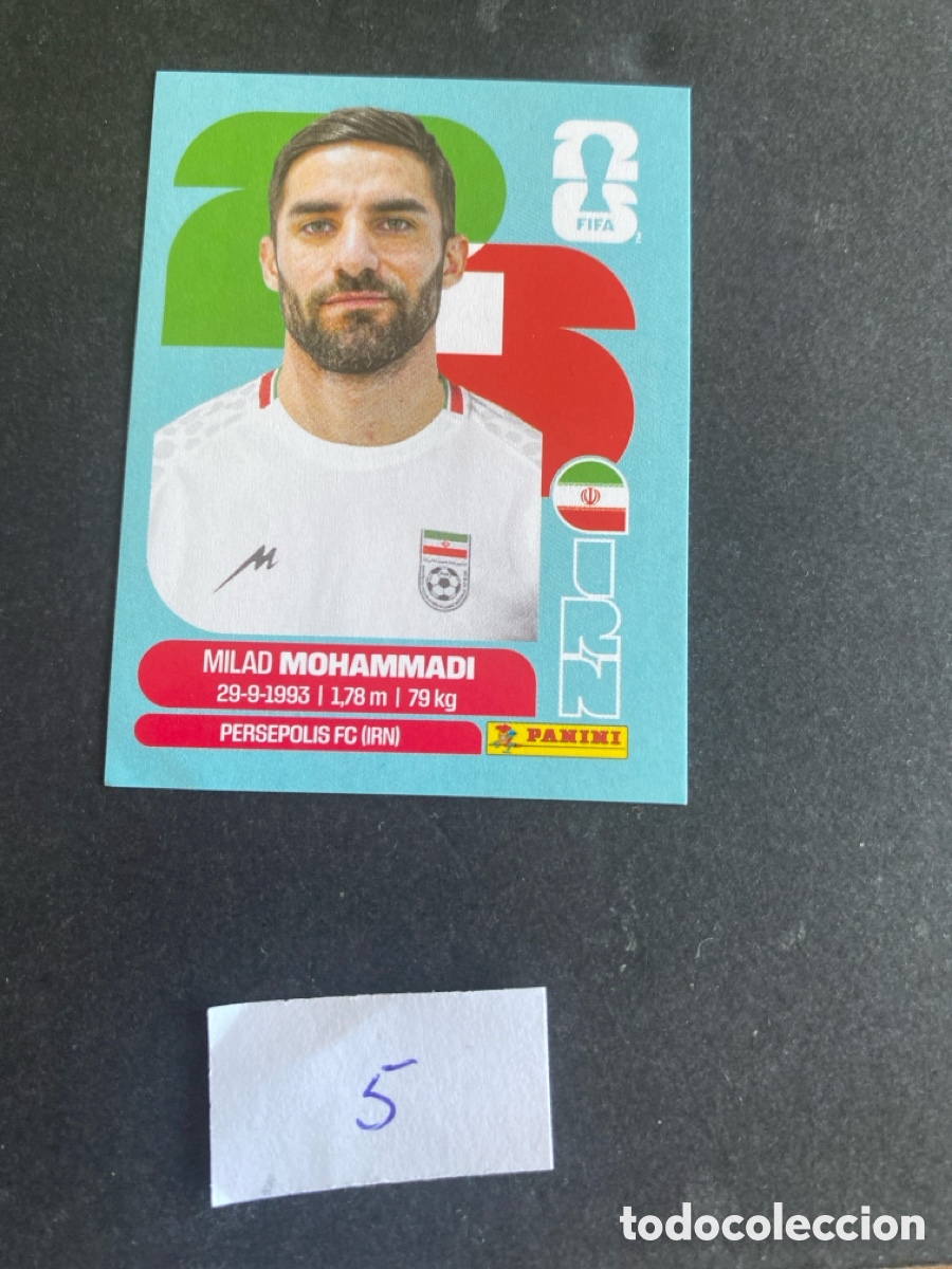 Cromos de F&uacute;tbol: Cromo Iran Mundial 2026 N* 5 nuevo