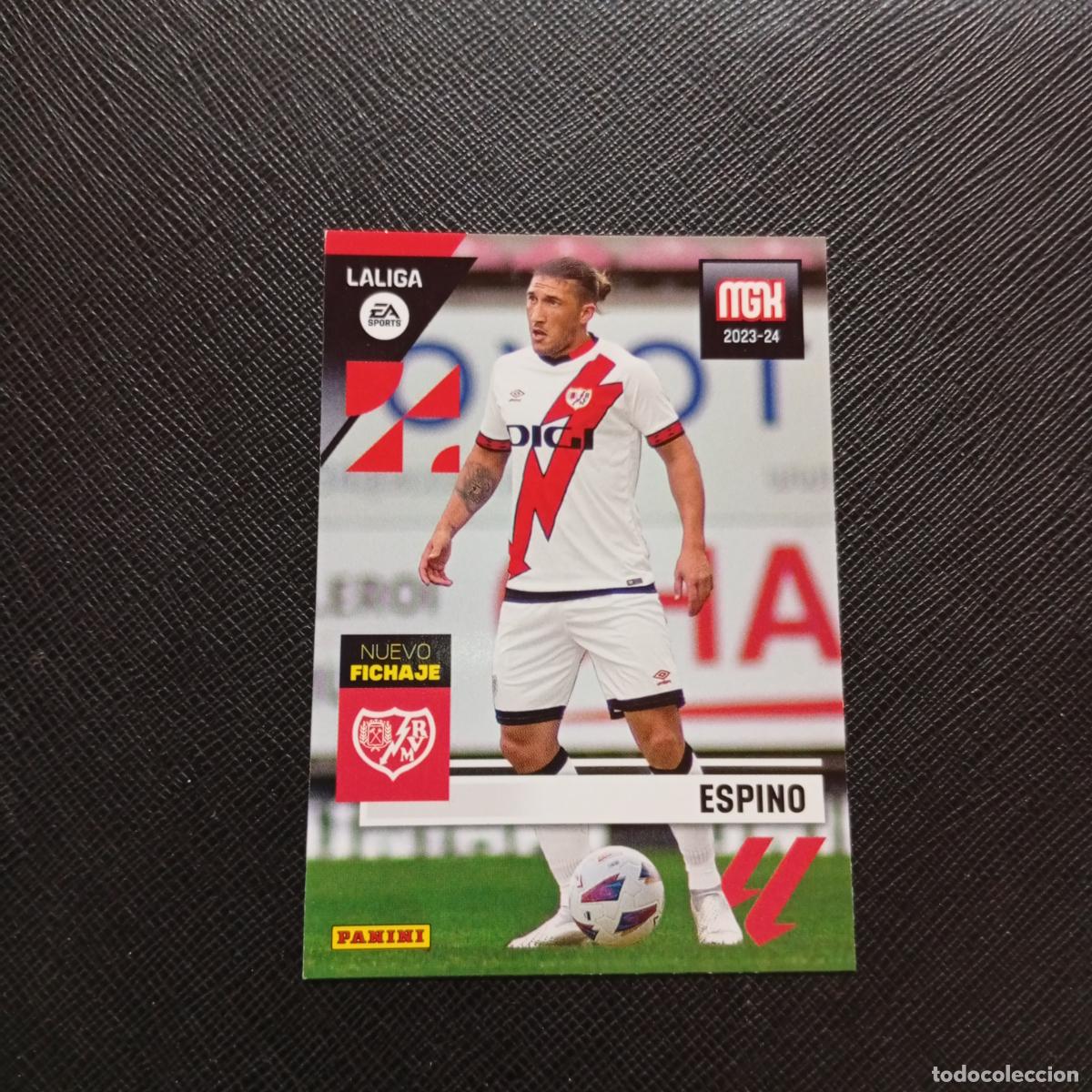 Cromos de F&uacute;tbol: 456 ESPINO RAYO VALLECANO PANINI MEGACRACKS 2023 2024 CROMO FUTBOL 23 24 - A207 PG16 FICHAJE