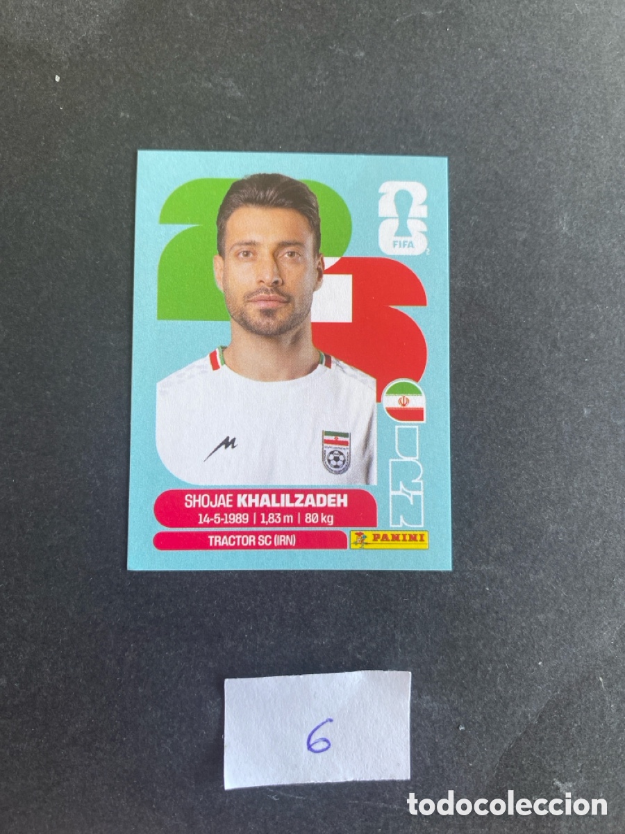Cromos de F&uacute;tbol: Cromo Iran Mundial 2026 N* 6 nuevo