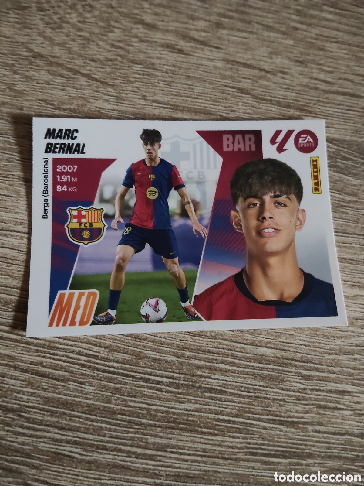 Cromos de F&uacute;tbol: Marc Bernal Barcelona liga 2025 2026 25 26 ediciones este