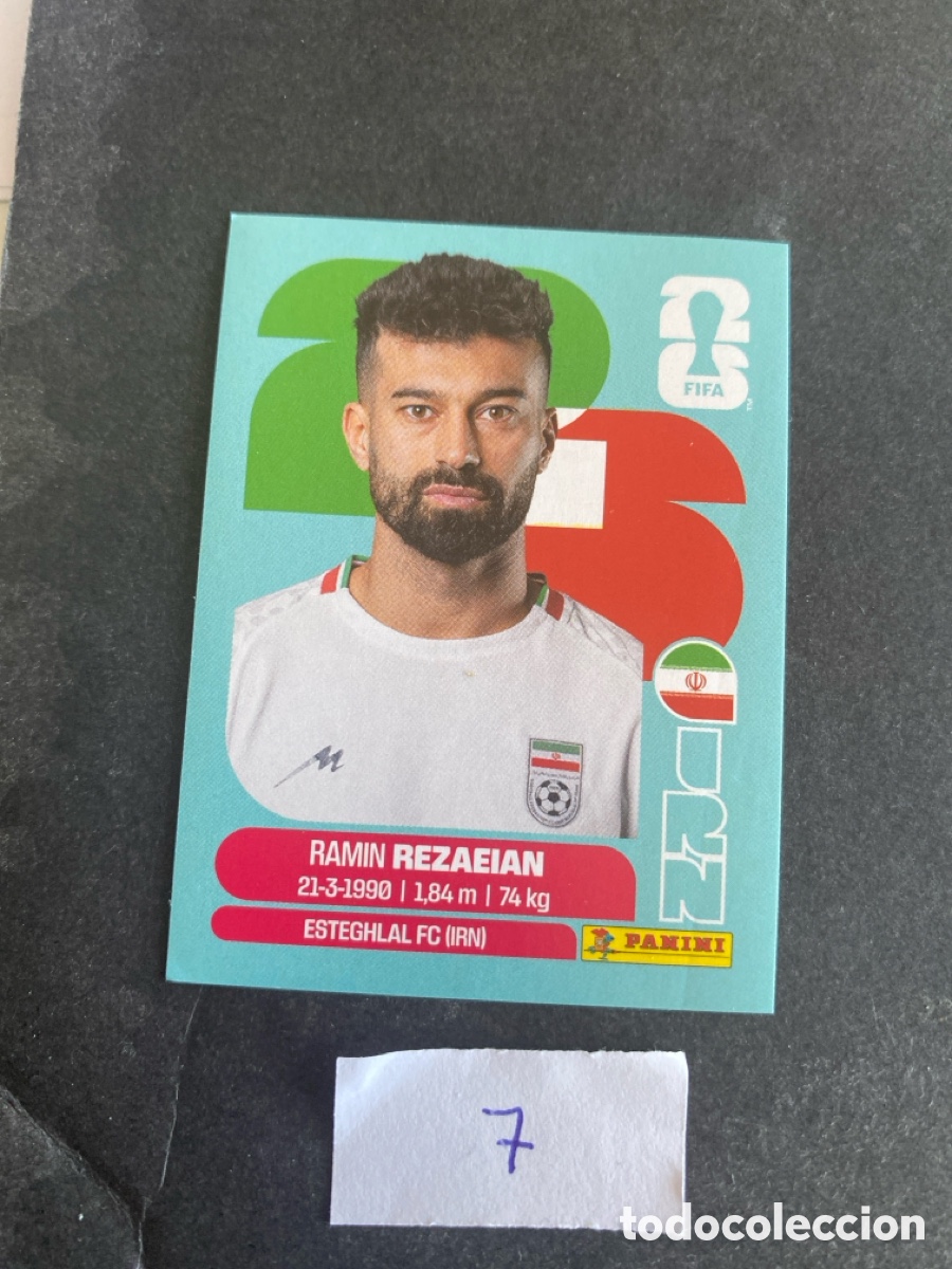 Cromos de F&uacute;tbol: Cromo Iran Mundial 2026 N* 7 nuevo