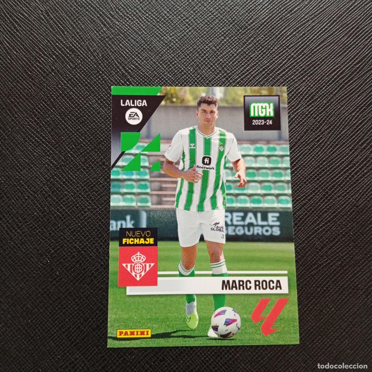 Cromos de F&uacute;tbol: 462 MARC ROCA REAL BETIS PANINI MEGACRACKS 2023 2024 CROMO FUTBOL 23 24 - A207 PG16 FICHAJE