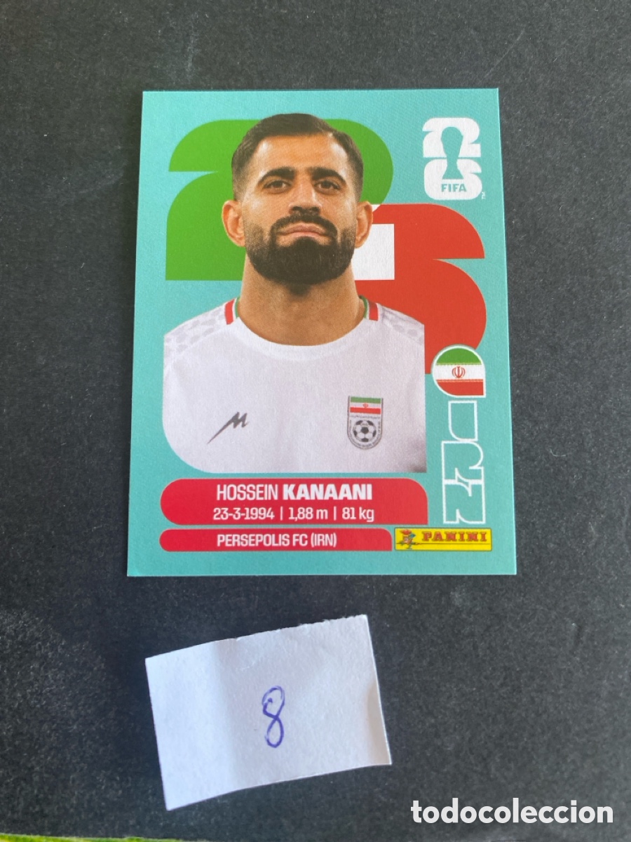 Cromos de F&uacute;tbol: Cromo Iran Mundial 2026 N* 8 nuevo