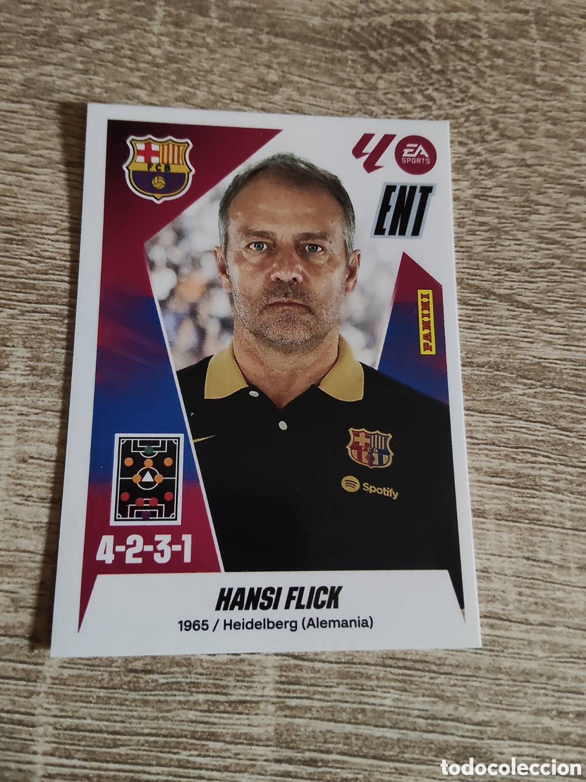 Cromos de F&uacute;tbol: Hansi Flick Barcelona liga 2025 2026 25 26 ediciones este