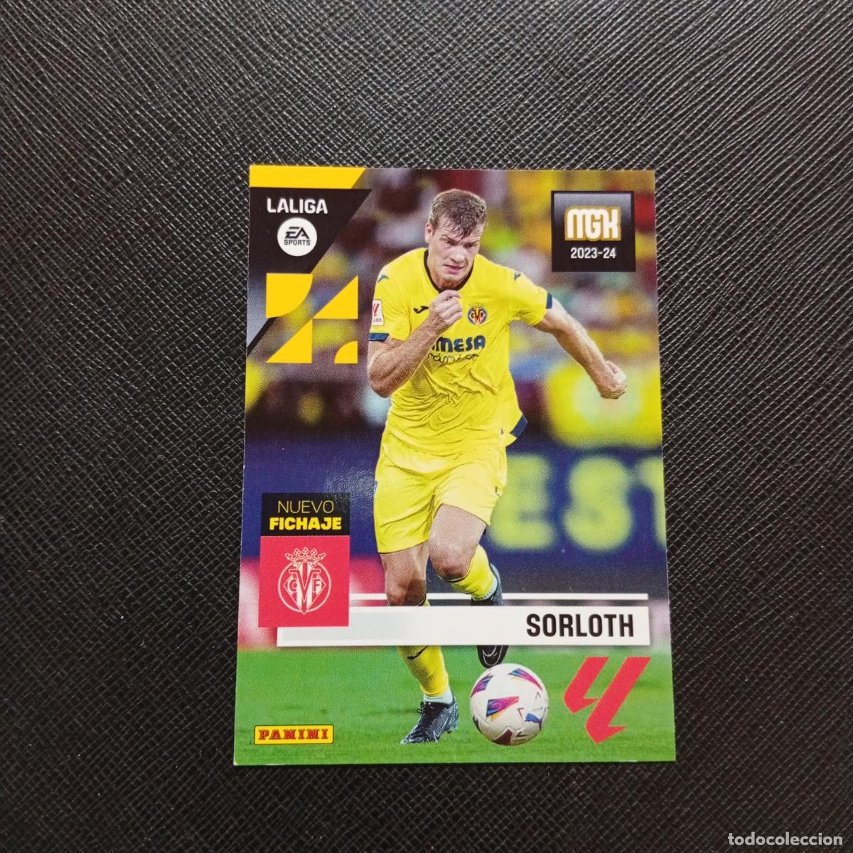 Cromos de Futebol: 466 SORLOTH VILLARREAL PANINI MEGACRACKS 2023 2024 CROMO FUTBOL 23 24 - A207 PG23 FICHAJE