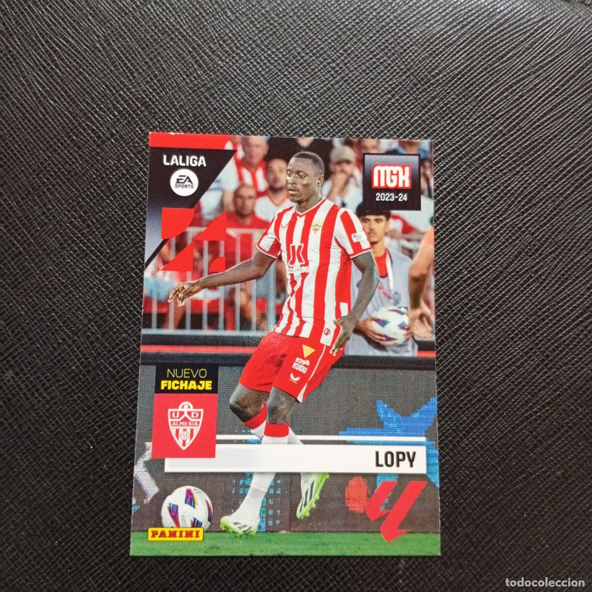 Figurine di Calcio: 476 LOPY ALMERIA PANINI MEGACRACKS 2023 2024 CROMO FUTBOL 23 24 - A207 PG32 FICHAJE