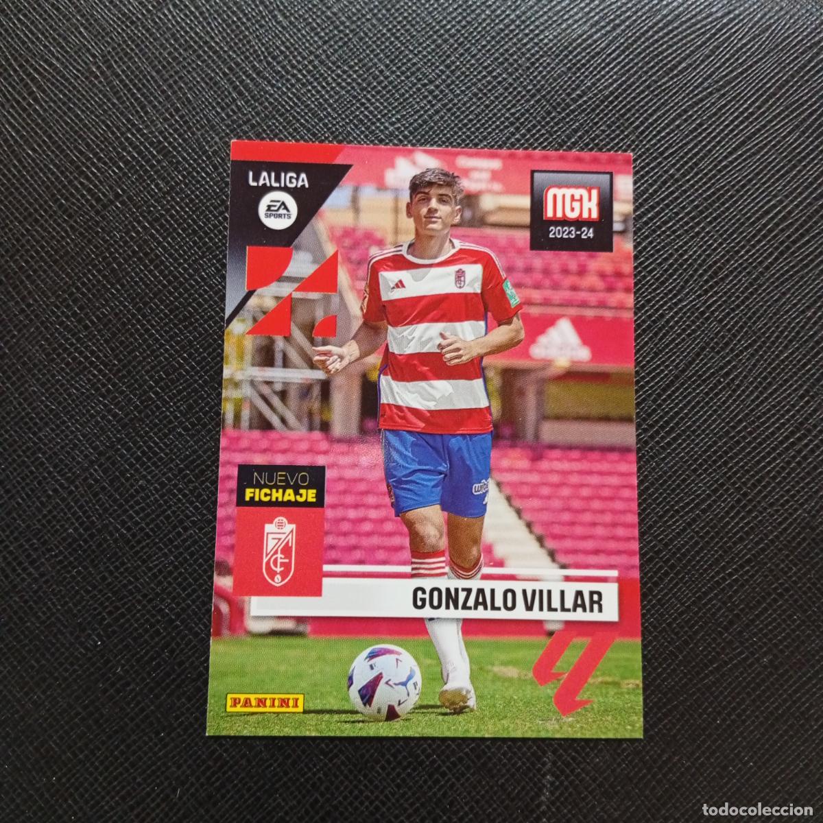 Figurine di Calcio: 477 GONZALO VILLAR GRANADA PANINI MEGACRACKS 2023 2024 CROMO FUTBOL 23 24 - A207 PG32 FICHAJE