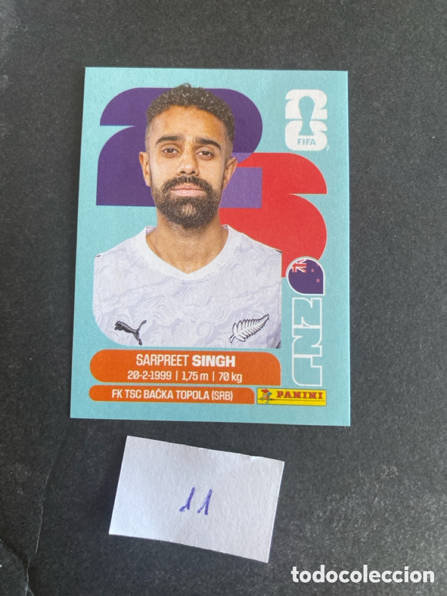 Cromos de F&uacute;tbol: Cromo Nueva Zelanda Mundial 2026 N* 11 nuevo