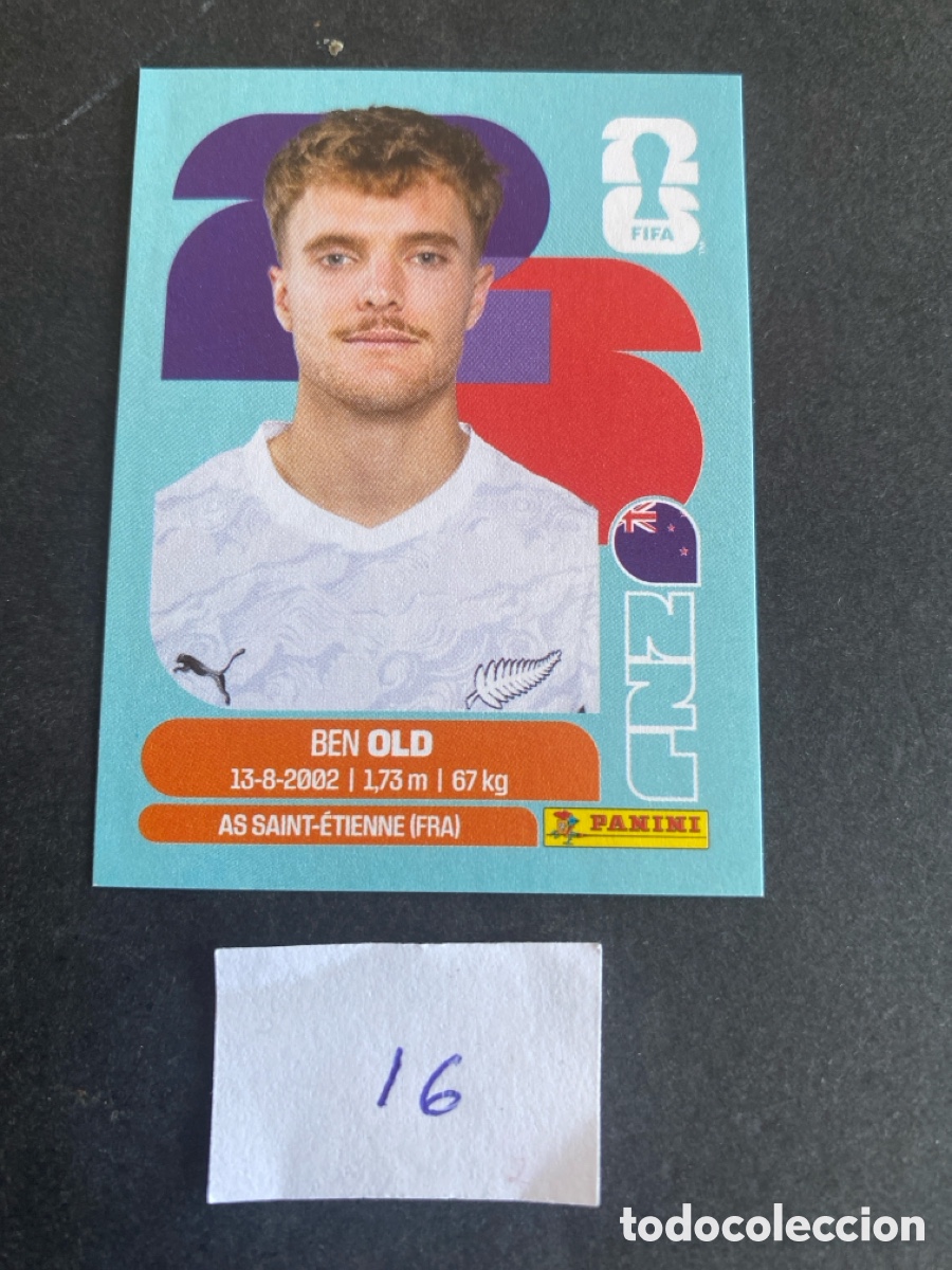 Cromos de F&uacute;tbol: Cromo Nueva Zelanda Mundial 2026 N* 16 nuevo