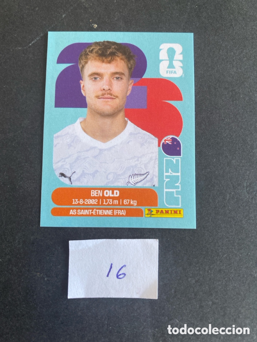 Cromos de F&uacute;tbol: Cromo Nueva Zelanda Mundial 2026 N* 16 nuevo