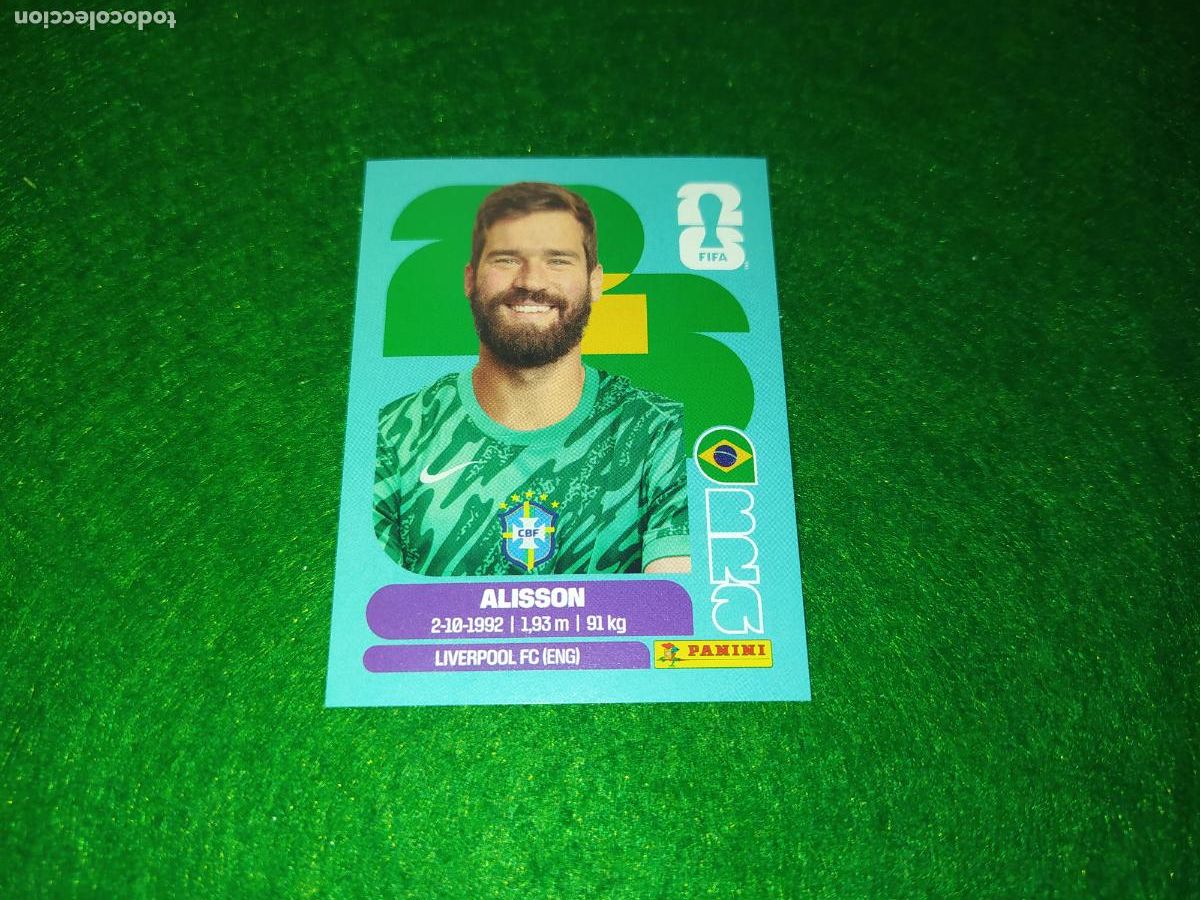 Cromos de F&uacute;tbol: OFFICIAL STICKER COLLECTION WORLD CUP MUNDIAL 2026 - BRASIL N&ordm; 2 ALISSON