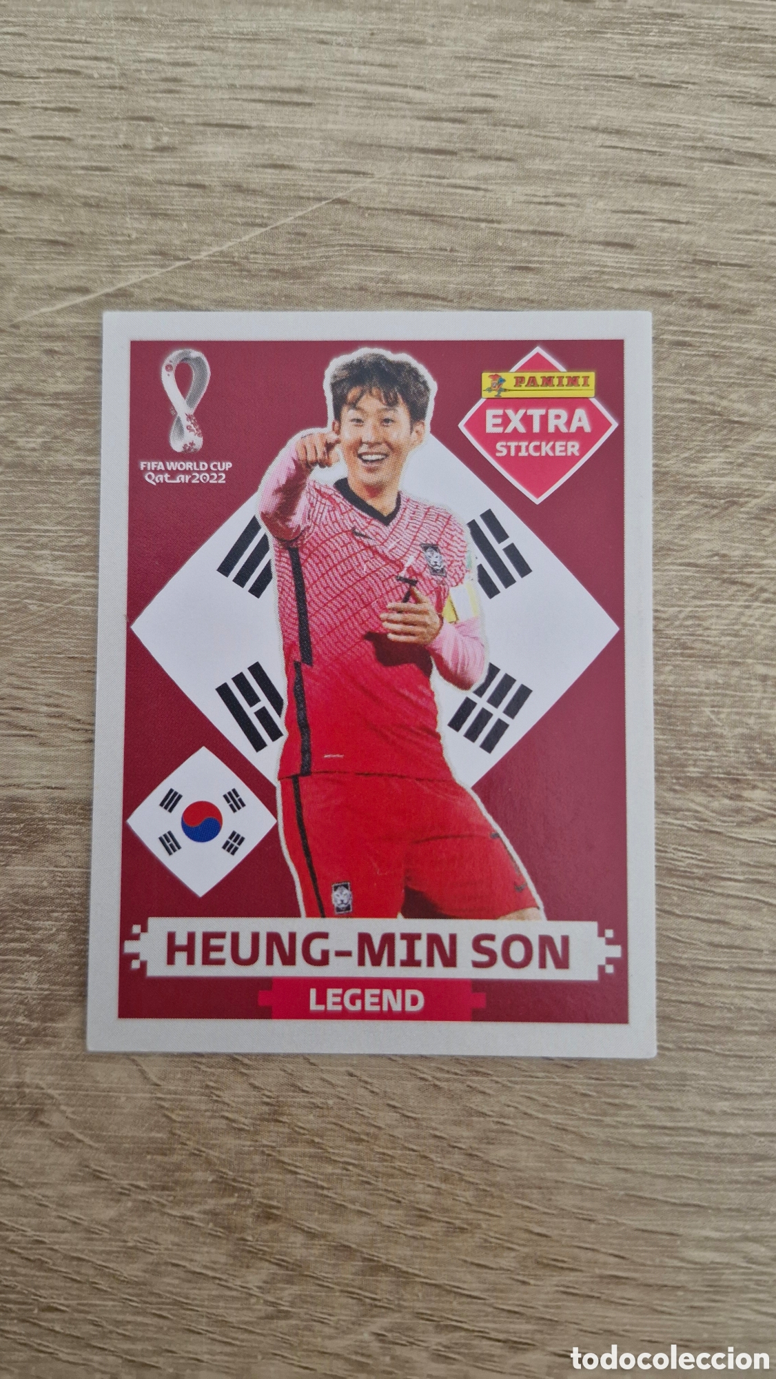 Cromos de F&uacute;tbol: CROMO EXTRA STICKER PANINI MUNDIAL QATAR 2022 WORLD CUP HEUNG-MIN SON
