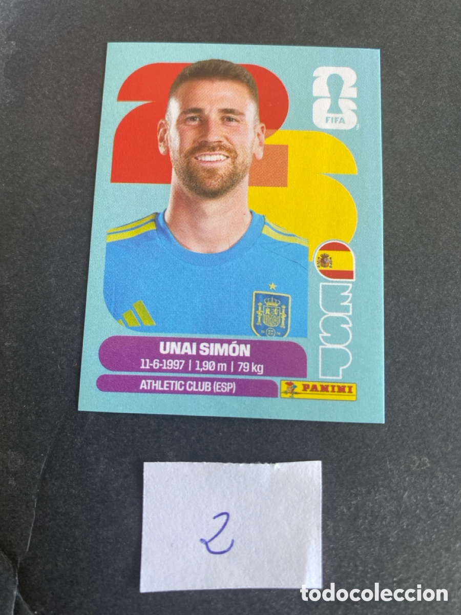 Cromos de F&uacute;tbol: Cromo Espa&ntilde;a Mundial 2026 N* 2 nuevo