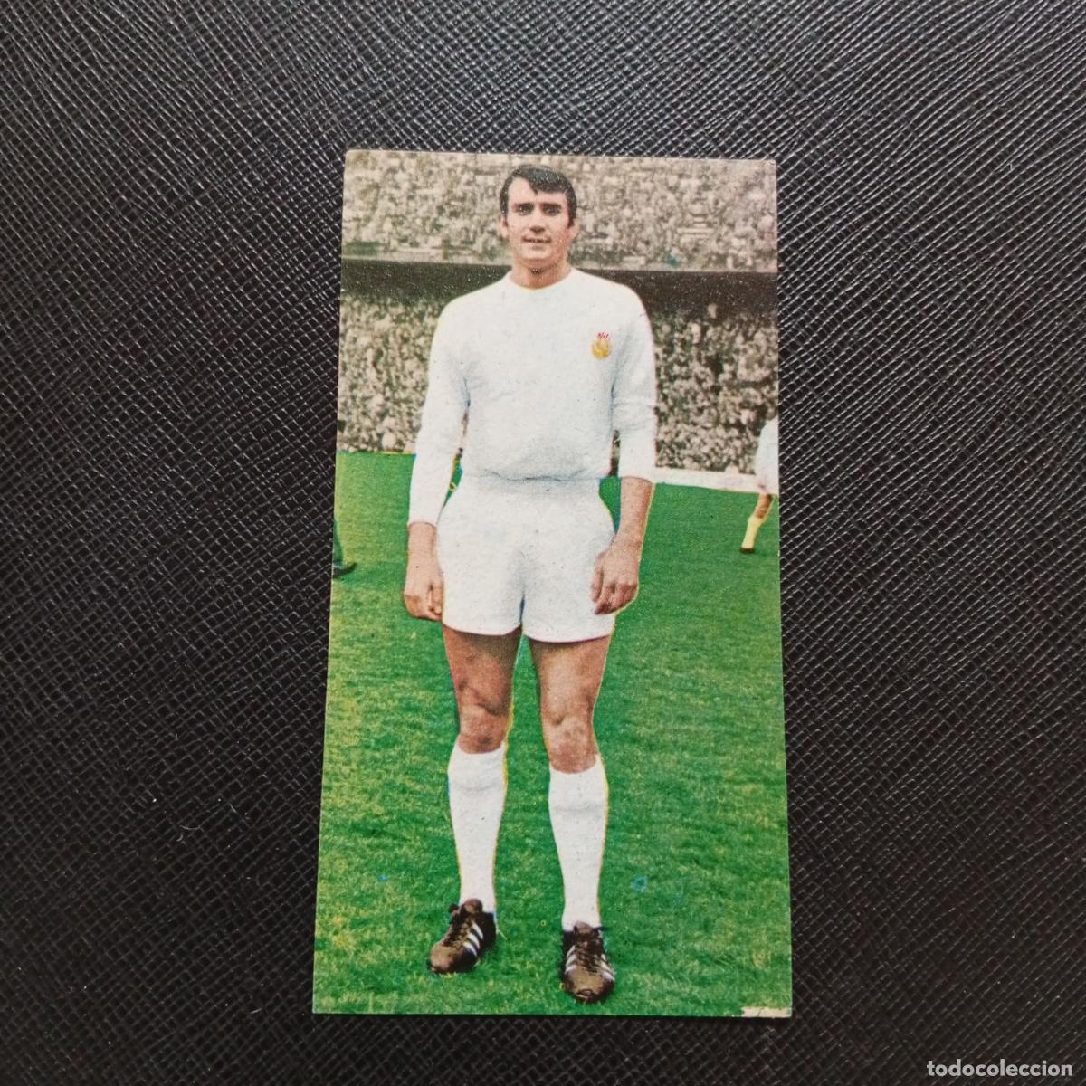 Cromos de F&uacute;tbol: 2 MIERA REAL MADRID RUIZ ROMERO 1969 1970 CROMO LIGA FUTBOL 69 70 - SIN PEGAR - (X4)
