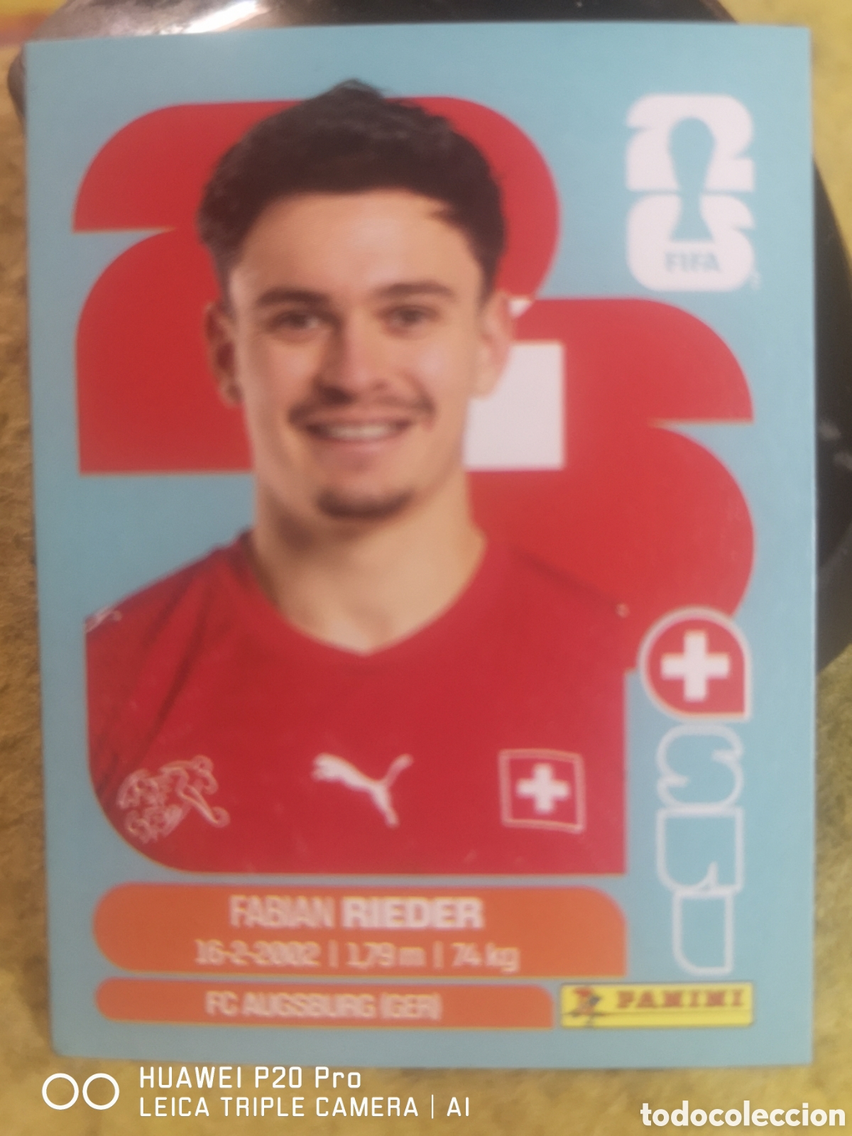 Cromos de F&uacute;tbol: FIFA WORLD CUP MUNDIAL 2026 RIEDER - SUI 12
