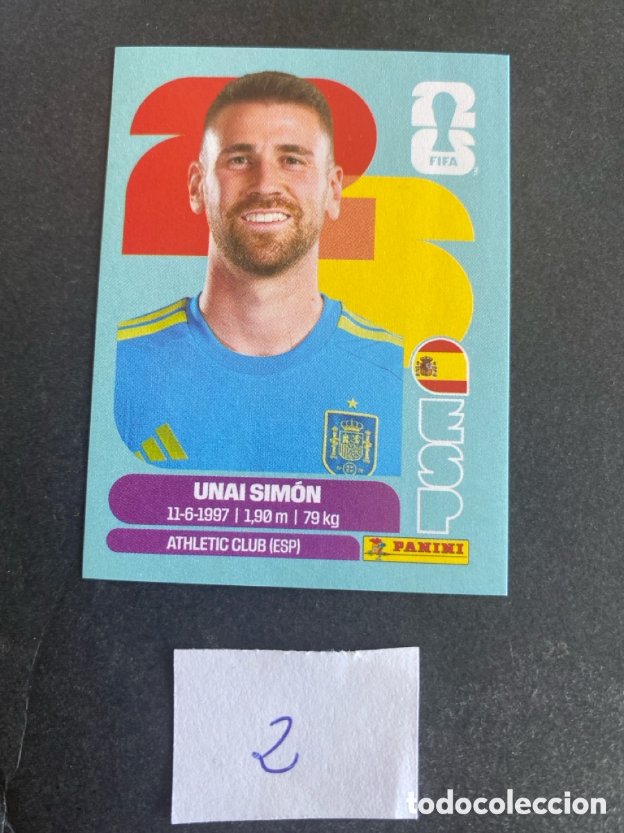 Cromos de F&uacute;tbol: Cromo Espa&ntilde;a Mundial 2026 N* 2 nuevo