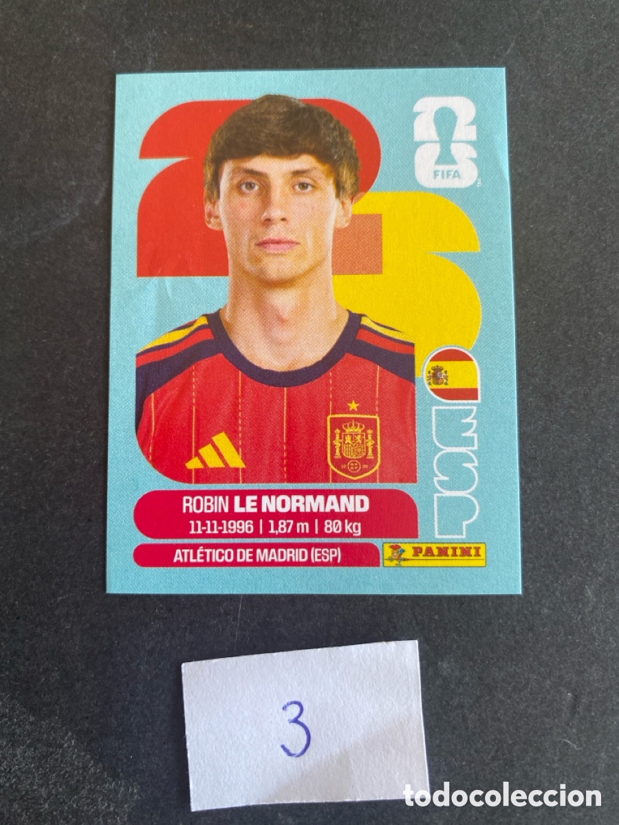 Cromos de F&uacute;tbol: Cromo Espa&ntilde;a Mundial 2026 N* 3 nuevo