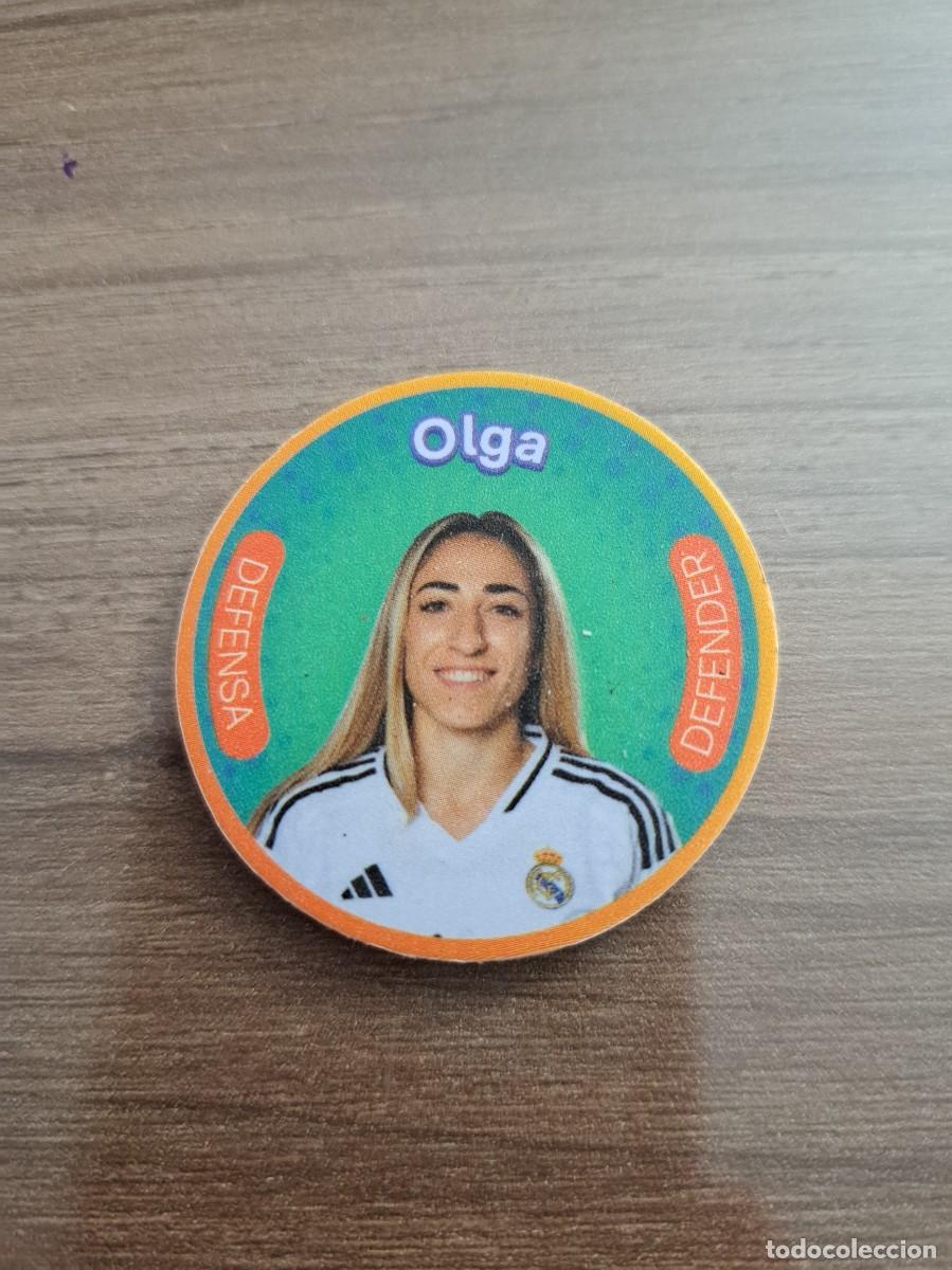 Cromos de F&uacute;tbol: Tazo del Real Madrid 2023-24. Olga Carmona