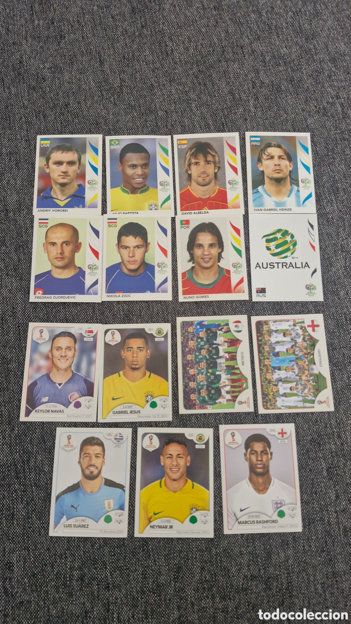 Cromos de F&uacute;tbol: STICKER MUNDIAL LOTE GERMANY 2006 RUSSIA 2018