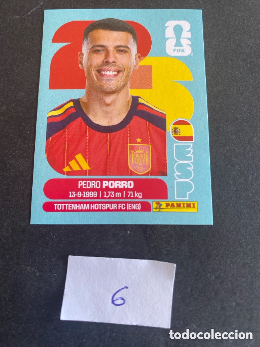 Cromos de F&uacute;tbol: Cromo Espa&ntilde;a Mundial 2026 N* 6 nuevo
