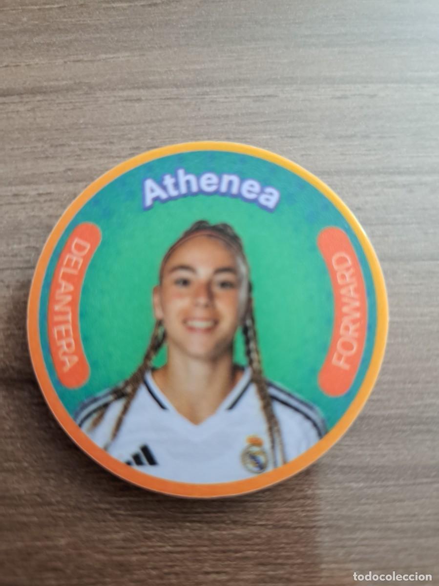 Cromos de F&uacute;tbol: Tazo del Real Madrid 2023-24. Athenea del Castillo