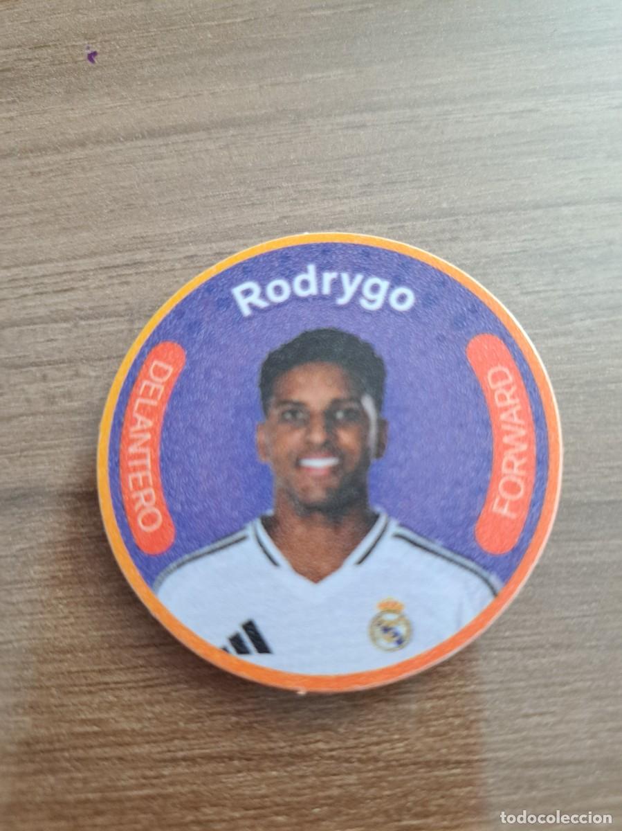 Cromos de F&uacute;tbol: Tazo del Real Madrid 2023-24. Rodrygo
