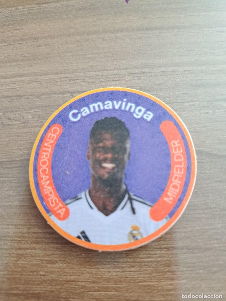 Cromos de F&uacute;tbol: Tazo del Real Madrid 2023-24. Camavinga