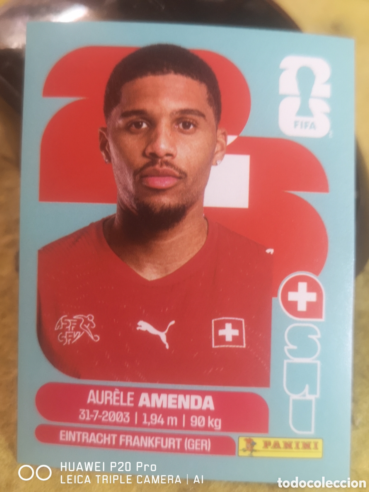 Cartes &agrave; collectionner de Football: FIFA WORLD CUP MUNDIAL 2026 AMENDA - SUI 7