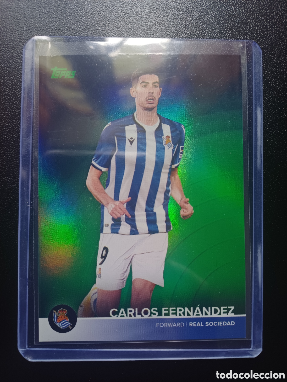 Cartes &agrave; collectionner de Football: #22 CARLOS FERNANDEZ REAL SOCIEDAD 120/125 TOPPS REAL SOCIEDAD TEAM SET 2021/22