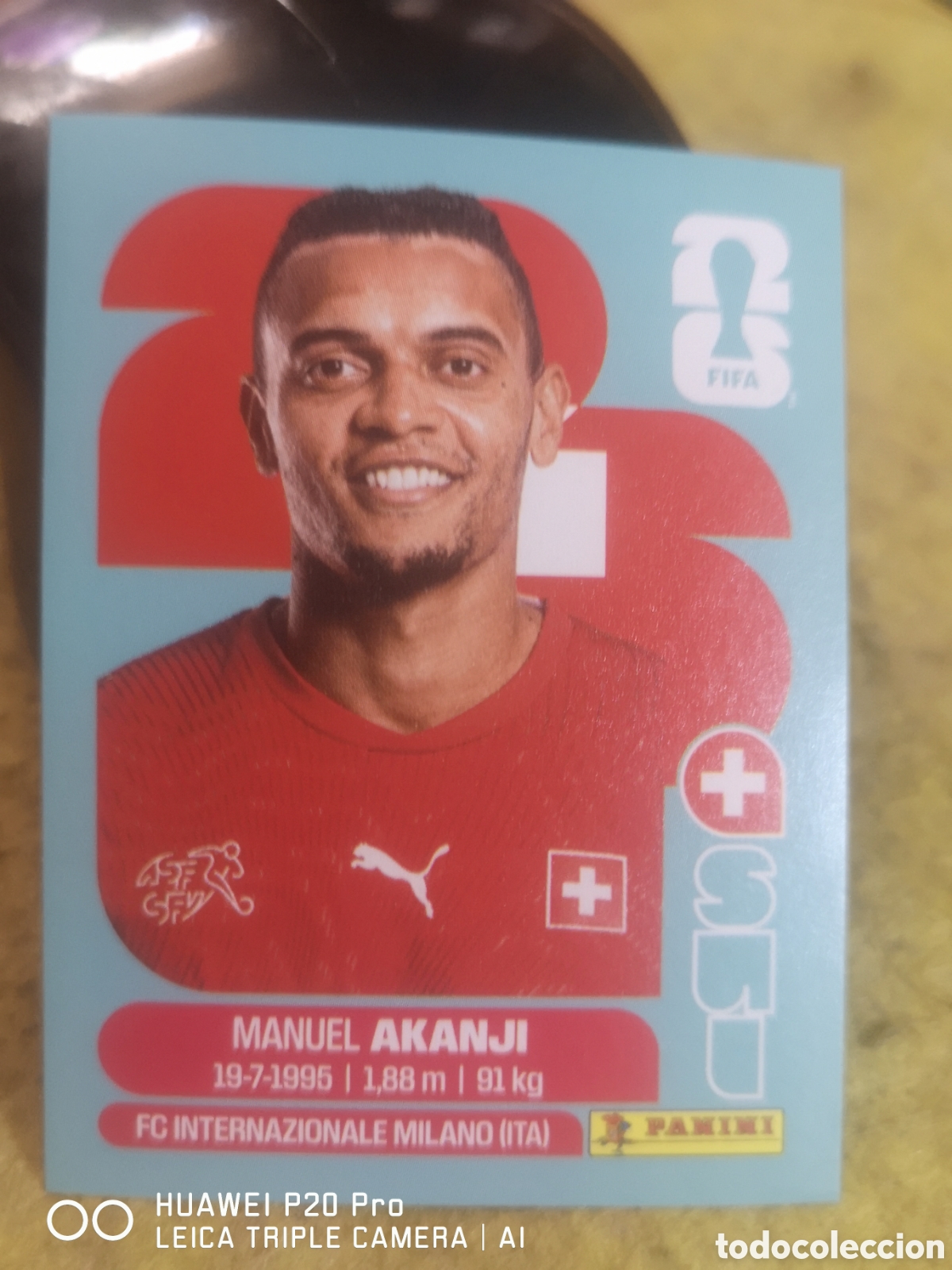 Cartes &agrave; collectionner de Football: FIFA WORLD CUP MUNDIAL 2026 AKANJI - SUI 4