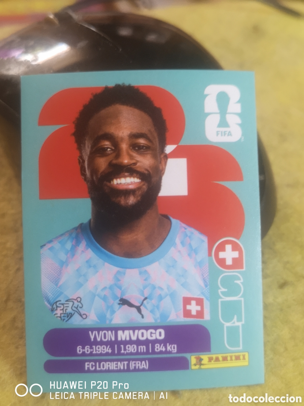 Cartes &agrave; collectionner de Football: FIFA WORLD CUP MUNDIAL 2026 MVOGO - SUI 3