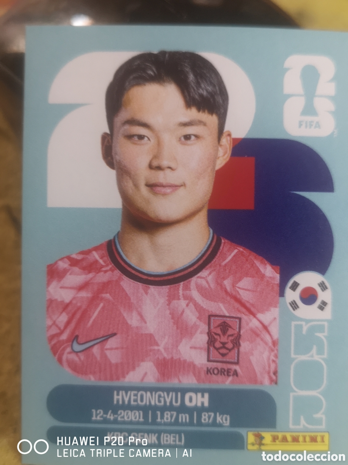 Cartes &agrave; collectionner de Football: FIFA WORLD CUP MUNDIAL 2026 OH - KOR 20