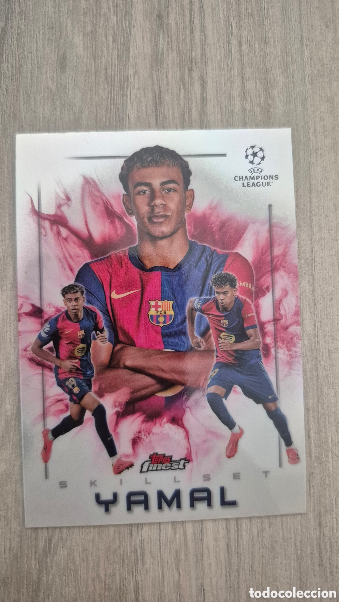Figurine di Calcio: Lamine Yamal Skillset Topps Finest 2024/25