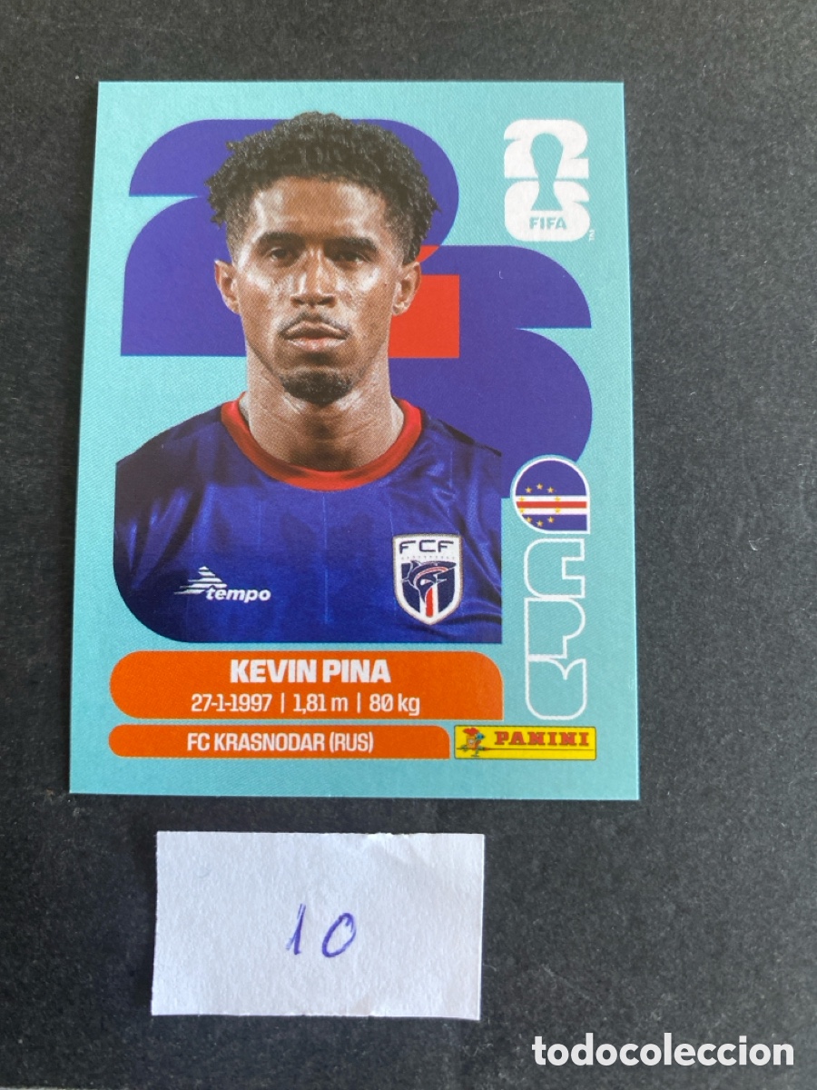 Cromos de F&uacute;tbol: Cromo Cabo Verde Mundial 2026 N* 10 nuevo