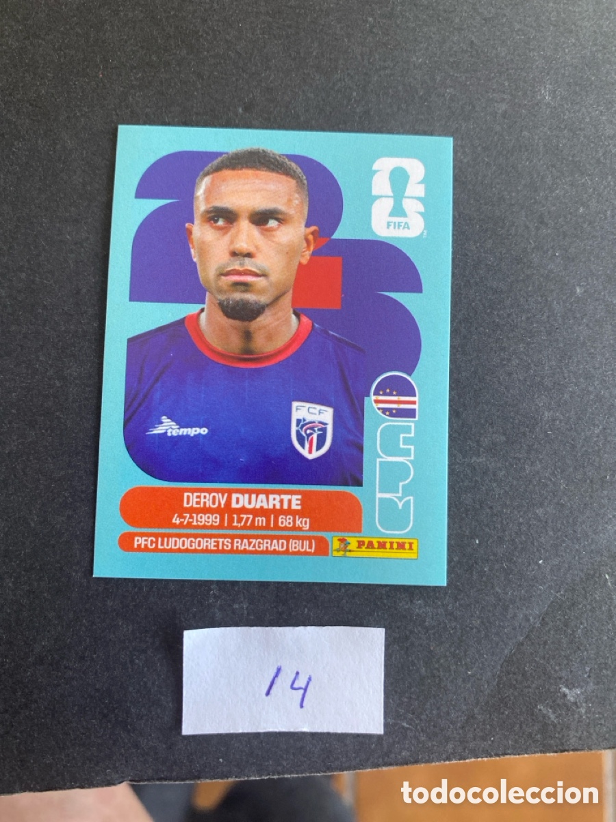 Cromos de F&uacute;tbol: Cromo Cabo Verde Mundial 2026 N* 14 nuevo