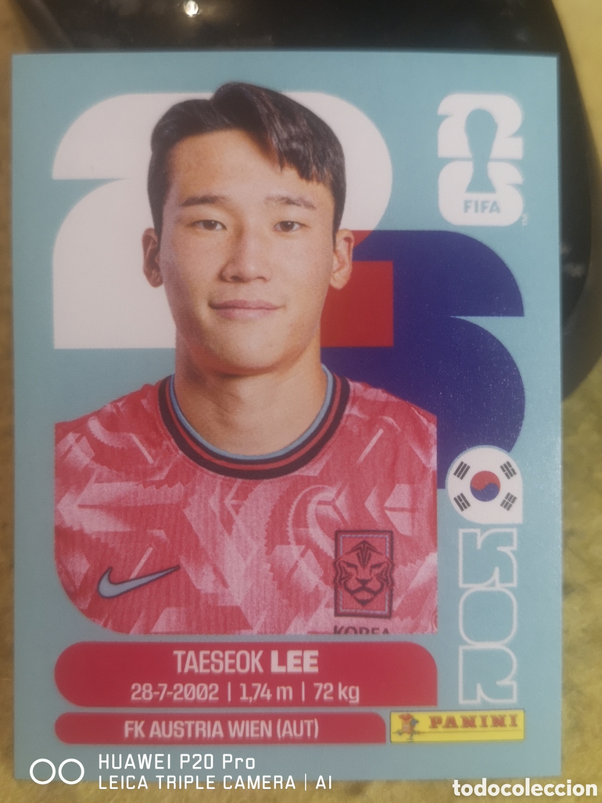 Cromos de F&uacute;tbol: FIFA WORLD CUP MUNDIAL 2026 TAESEOK LEE - KOR 8