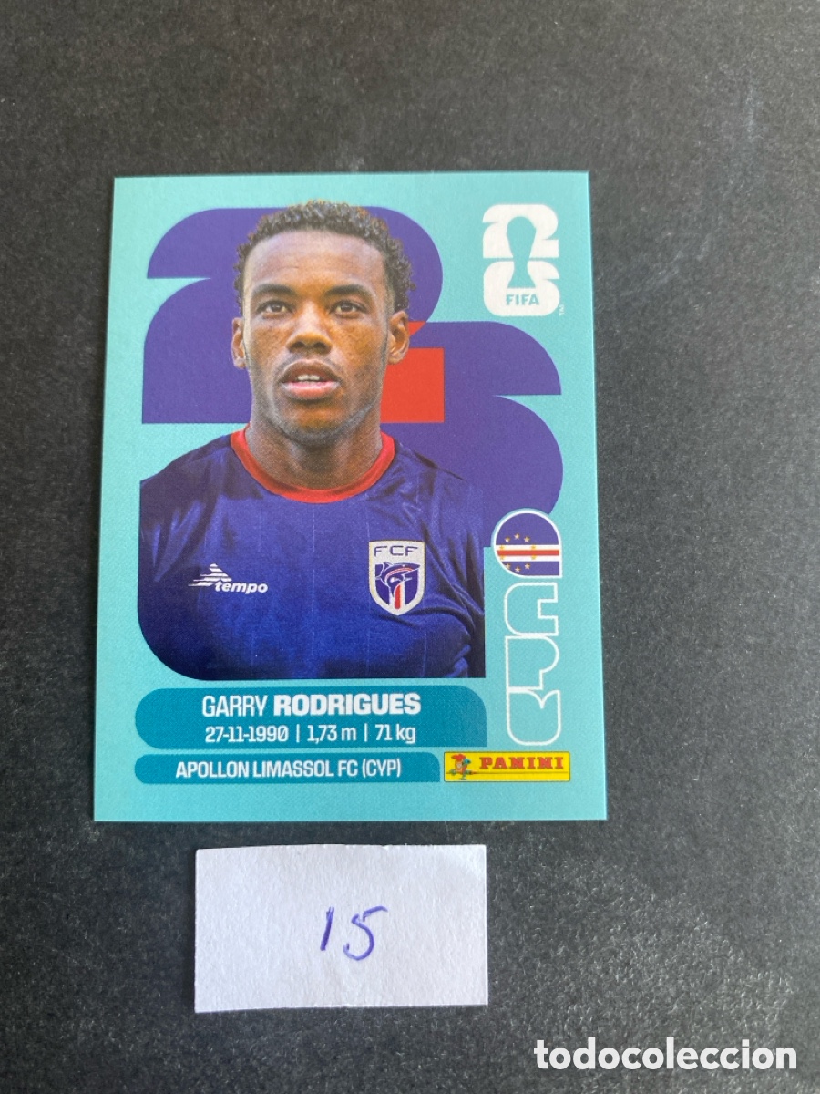 Cromos de F&uacute;tbol: Cromo Cabo Verde Mundial 2026 N* 15 nuevo