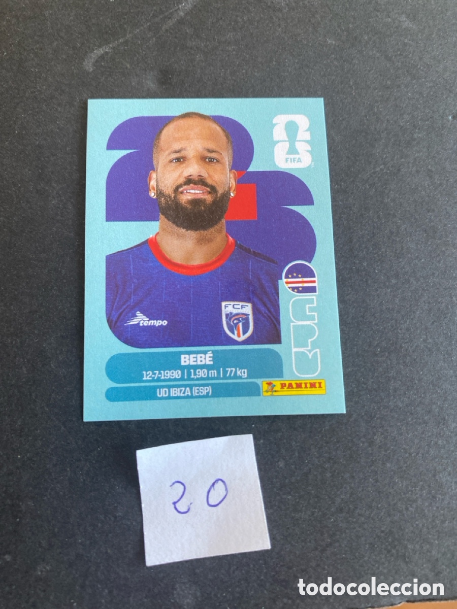 Cromos de F&uacute;tbol: Cromo Cabo Verde Mundial 2026 N* 20 nuevo