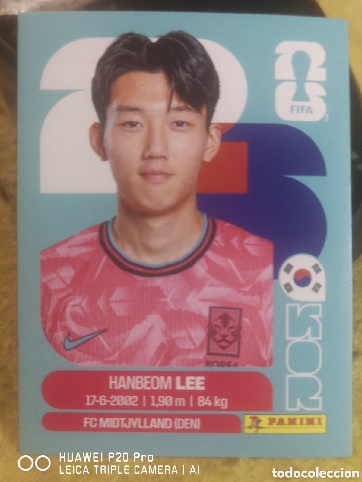 Cromos de F&uacute;tbol: FIFA WORLD CUP MUNDIAL 2026 HAMBEOM LEE - KOR 7
